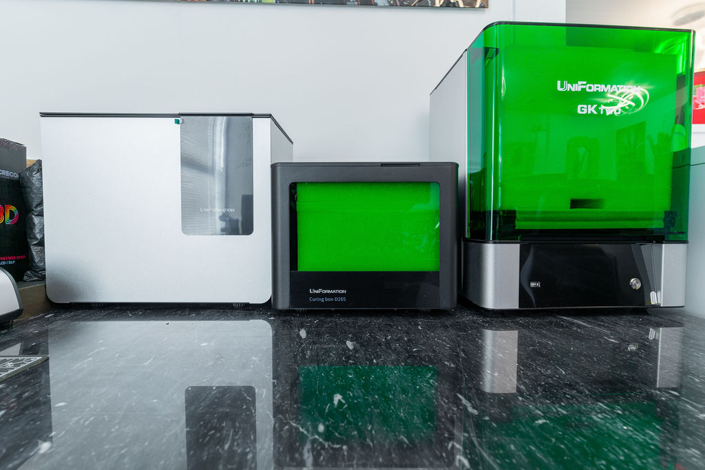 UV flatbed printer used for stickers, decals and signs at Hilson Ink — Custom Apparel